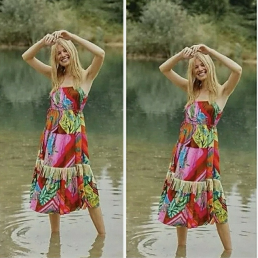 Farm Rio Palilia Scarf Dress